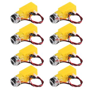JL-130 TT Motors DC 3-6V cambio doppio albero 200RPM 1:48 motore elettrico ruota per pneumatici Kit Arduino fai da te Smart car materiale plastico - Product Image 2