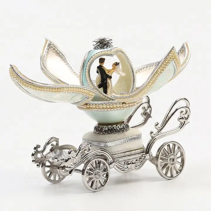Gorgeous Wedding Favor Gift Faberge Eggs Music Box