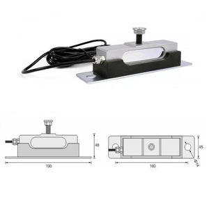 800kg aluminum alloy lift <strong>overload</strong> limiter Load Cells <strong>Sensor</strong> with Anti Vibration Rubber Pad for Elevator Load Cell