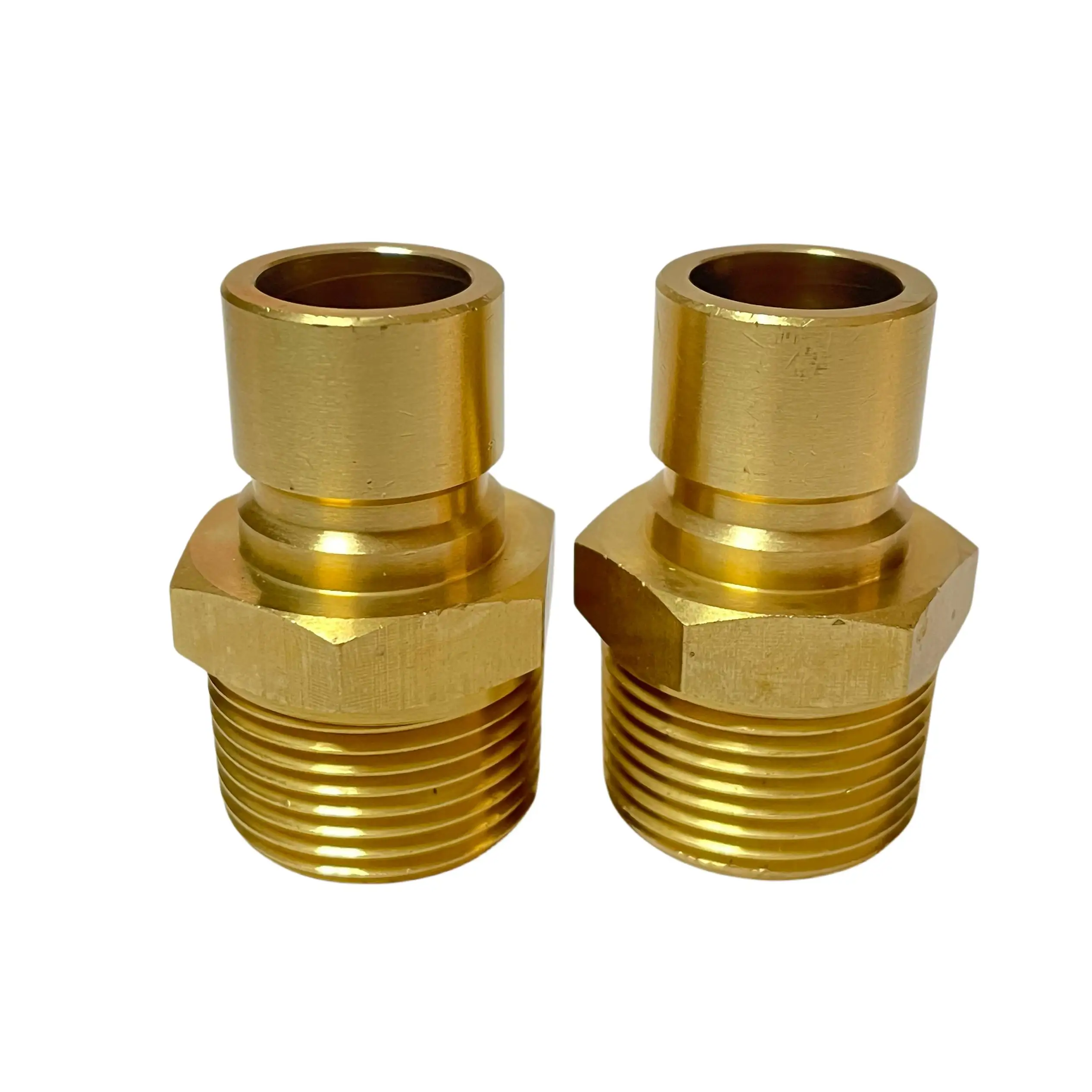 Ferramenta parte stampo 3/4 "NPT TJP556 estensione a flusso aperto nipple giunto in ottone tubo riducente raccordo