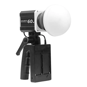Batterie-Stromversorgung tragbares 60 W Cob-LED kontinuierliches Ausgangslicht mit Bowens-Halterung zweifarbiges Videolicht - Product Image 4