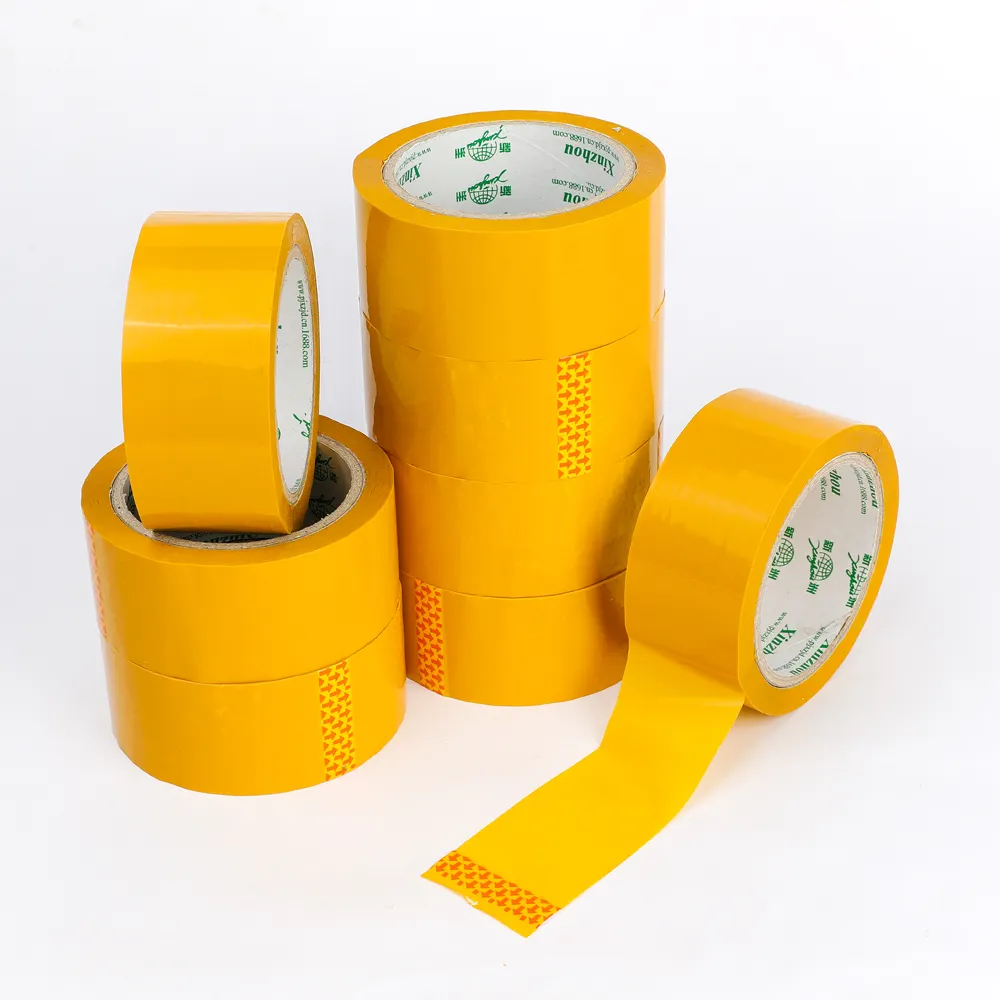 Il nastro di imballaggio personalizzabile nastro giallo più popolare nastro stampabile bopp imballaggio per la sigillatura di cartone