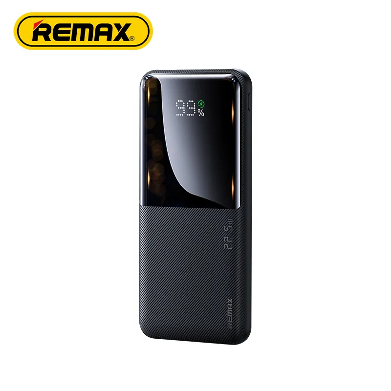 Remax, nuevo producto, pantalla Digital Led de 10000Mah, Banco de energía portátil de carga rápida, cargador móvil, Banco de energía