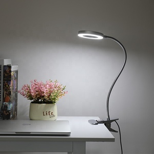 Fabrika doğrudan taşınabilir mini usb led ışık masa lambası kitap okuma esnek kol led masa lambası ile led ve magnifi - Product Image 1
