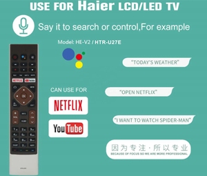 ハイアールLCDスマートTV用HTR-U27EボイスリモコンLE32K6600SGLE43K6700UG LE50K6700UG LE50U6900UGLE55K6700UGユニバーサルTVコントローラー - Product Image 5
