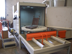 Wheel Sand <strong>Blasting</strong> Machine Turntable Sand <strong>Blasting</strong> Machine Sand <strong>Blaste</strong> - Product Image 3