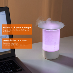 Özelleştirilmiş dağ filigran nemlendirici LED 7 renk degrade ışık bulut Mist Aromatherapist için taşınabilir hava nemlendirici ev - Product Image 3
