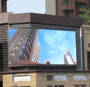 Instalación fija impermeable IP68 señalización de publicidad digital 7000NITs superbrillante P5 edificio al aire libre pantalla led - Product Image 4