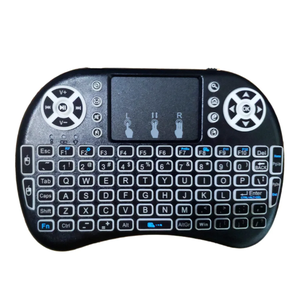 Venta caliente 7 retroiluminado inglés 2,4G Air Mouse remoto para Android TV Box PC I8 Mini teclado inalámbrico precio de fábrica - Product Image 4
