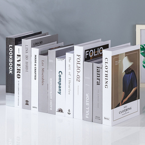 สมุดบันทึกแบบกําหนดเองบนชั้นวางหนังสือแบบจําลองการพิมพ์หนังสือตกแต่งบ้าน - Product Image 5