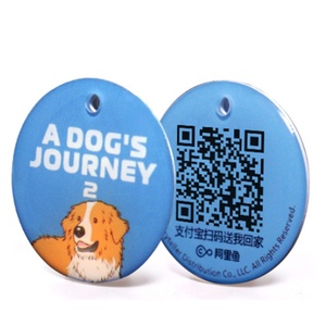 Customized Barcode, QR <strong>Code</strong>,website Laser Names Round Bone square Epoxy Dog Animal Pet Id Collar Tag NFC hang Tag RFID Chip - Product Image 4