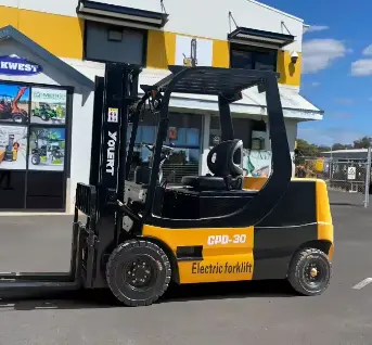 Durevole 3.5 tonnellate piccolo carrello elevatore elettrico mini carrello elevatore elettrico a tre punti carrello elevatore elettrico