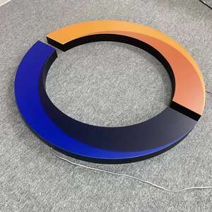 Светящаяся буквенная мини-вывеска, наружный светодиодный световой короб, подставка для свадебного дома, офисное украшение компании - Product Image 6