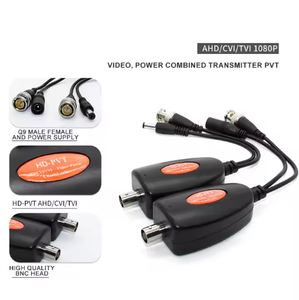 400m Long Range CCTV Power Video Combiner - 2-in-1 <strong>BNC</strong> Adapter for Analog/AHD/TVI Cameras, 12V <strong>Output</strong> Flame Retardant PVC - Product Image 4