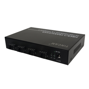 TiNCAM Vlan Port toplama 4 * Fiber bağlantı noktaları + 4 * Rj45 bağlantı noktaları Fiber SFP medya dönüştürücü güvenlik kamerası için Gigabit anahtarı