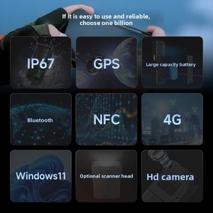 Suntek 6.5インチ産業用PDA Windows 11システムタブレットPC MTKハンドヘルドデバイスIP67防爆NFC機能在庫データ - Product Image 1