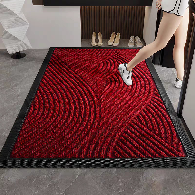 Wave pattern - Dark red
