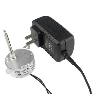 Grupo de Motor síncrono para árboles navideños, fuente de alimentación TYC-40 DC 12V, salida de 100V-220V, 5RPM - Product Image 1