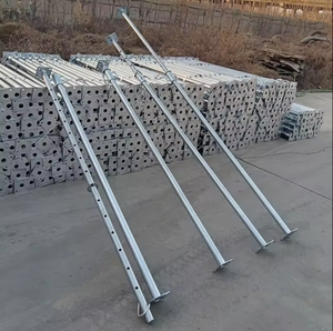 Sistema de apuntalamiento de escalera de acero ajustable de 3m- 5 metros para gato de construcción para andamios accesorios telescópicos de Metal - Product Image 2