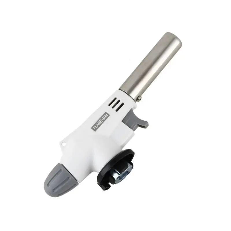 Mini Gas Butane Burn Blower Outdoor Camping Cooking Flame Fire Torch Lighter Flame Gun with ignition