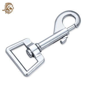 3/4&quot;*3&quot; Good Design Self-Locking Metal Snap <strong>Spring</strong> <strong>Hook</strong> Clips Dual <strong>Spring</strong> <strong>Wire</strong> Gate Snap <strong>Hooks</strong> D-Ring Snap <strong>Spring</strong> <strong>Hook</strong> - Product Image 4