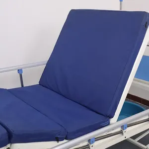 多功能可移动可调病人护理医院设备医疗床，带防水床垫 - Product Image 2