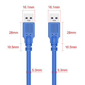 0.6m USB 3.0 USB kablosu erkek için erkek M/M A tipi USB 2.0 3.0 uzatma kabloları - Product Image 4