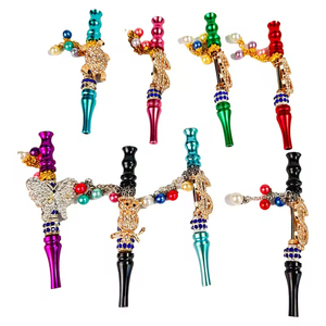 Phụ kiện shisha bằng kim loại 115mm, đầu lọc miệng hút shisha, đầu lọc miệng hookah - Product Image 2