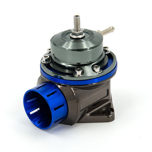 40MM yarış araba greddy FV stil BOV şamandıra valfi kapalı darbe vana yüzer vana mavi alüminyum anodik oksidasyon - Product Image 3