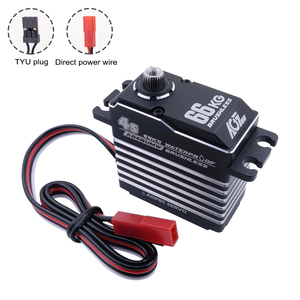 AGFRC A86BUMW 66 кг высокий крутящий момент 0,100 s 16,8 V 4S HV стальная шестерня IP67 водонепроницаемый цифровой программируемый бесщеточный автомобильный робот сервопривод - Product Image 2