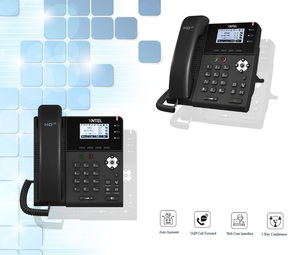 Teléfono IP de escritorio de alta calidad 3 Sip con Red PoE con aplicación ZOOM/TEAM - Product Image 5