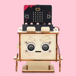Kit di giocattoli educativi per la programmazione di stelo Kit Robot per il rilevamento della distanza fai da te con Micro-bit Board Kit di apprendimento robotica per avviamento - Product Image 2