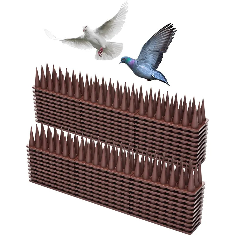 Espigão anti-pássaros eficaz para controle de pragas, pombos e gatos, dissuasor para uso externo em cercas e paredes de jardim