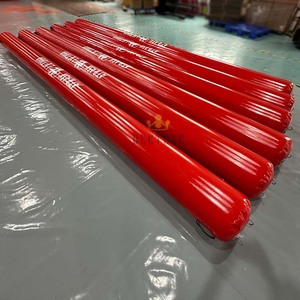 红色定制标志游泳救生圈开水/充气长圆柱形游泳浮标 - Product Image 2