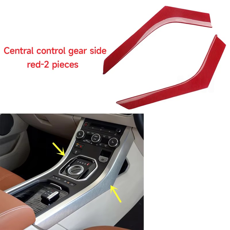 Lado del equipo de control central rojo-2 piezas
