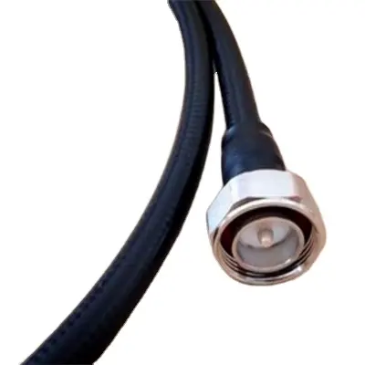 coaxial cable price 7/16 DIN din male connector for 7/8 cable wire connectors/jumper N type cable assemblies