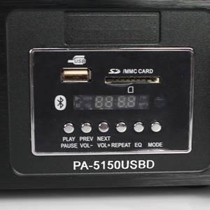 Fmラジオ付き250Wブラック6チャンネル独立制御出力デジタルスクリーンディスプレイ電圧増幅器 - Product Image 4