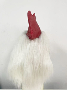 派对化妆舞会中使用的乳胶动物鸡面具派对万圣节用乳胶制成 - Product Image 4