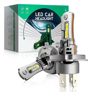 H7 LED far ampulü Mini boyutu 1:1 OEM yedek otomobiller için yüksek güç LED far Fan soğutmalı LED ampul - Product Image 3