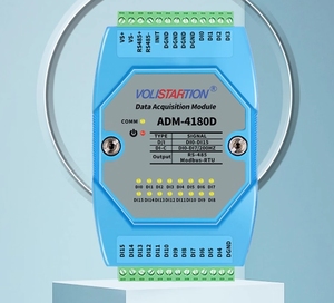 Módulo de adquisición de señal de interruptor de 16 canales, entrada Digital aislada 16DI, 485, Modbus RTU, 1, 2, 1, 2, 1, 1, 2, 1, 2 - Product Image 3