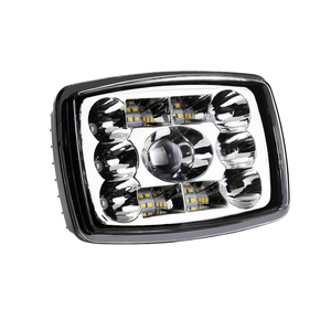 Rgb עבודה אור 4 x6 הוביל אור ראש עבור אופנוע ג 'ט עמיד למים כביש כחול אדום 4 אינץ' אופנוע