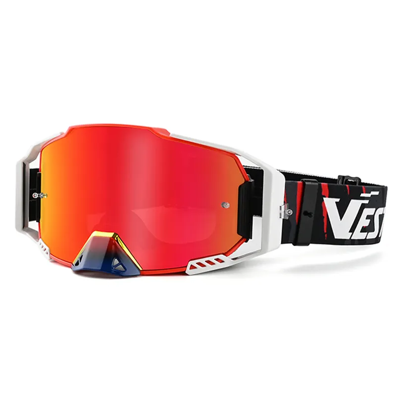 VEST Hochwertige Motocross-Brille Abreißen Benutzer definierte Offroad-Dirt-Bike-Brille Oem Motorrad Mx Moto-Brille