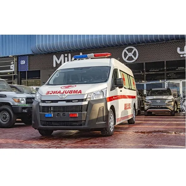 Toyota Hiace Ambulance 3.5P D'OCCASION PRÊT POUR L'EXPÉDITION