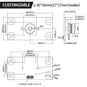 2.3MP AR0234 USB <strong>Type</strong>-C Color Global Shutter <strong>Camera</strong> Module Low Light Global Exposure 1080P 90fps for UAV <strong>Camera</strong> - Product Image 4