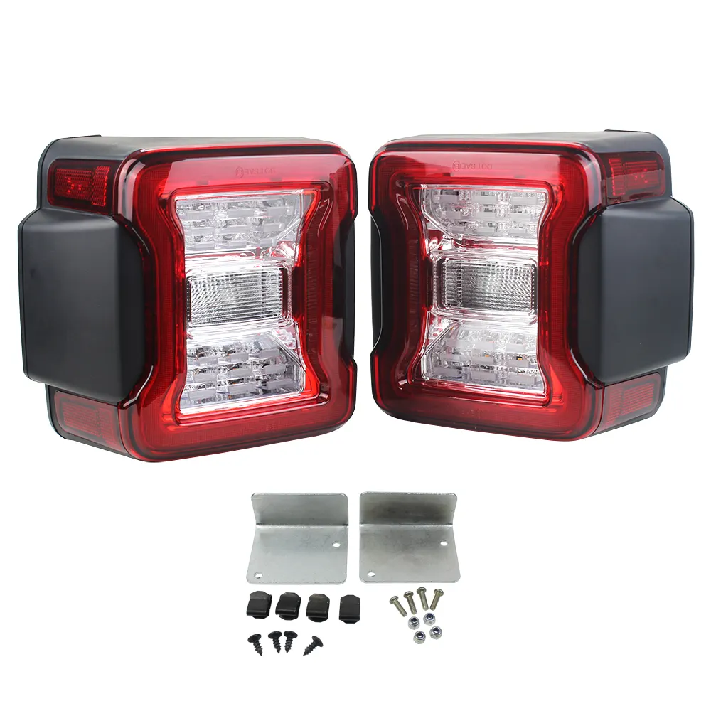 Atubeix EU LED Luz Traseira Freio Reverso Traseira Turn Signals Lâmpadas para Jeep Wrangler JK 2007-2017