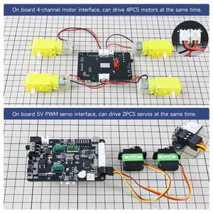 Yahboom Kit scheda di espansione Robot con sensore interfacce di azionamento del servomotore supporta progetti elettronici DIY per Raspberry Pi 5 - Product Image 6