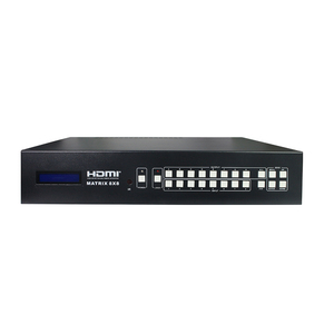 HDBaseT-matriz HDMI 8 en 8 salidas, 8x8, compatible con 4K @ 60hz, con Audio, entrada y salida 8X8, matriz hdmi sobre ethernet