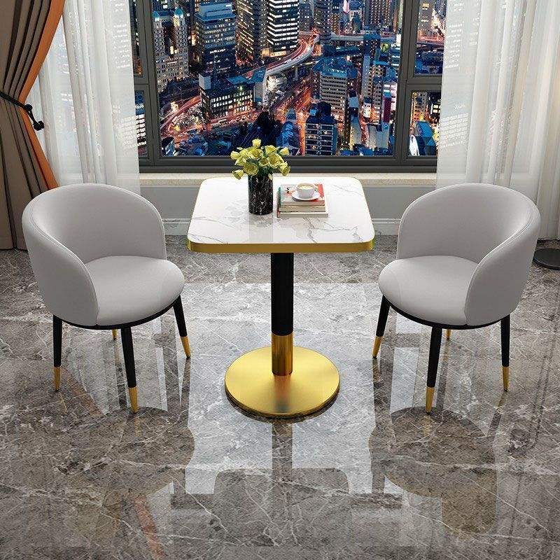 Table et chaise carrées imitation pierre - Offre spéciale à durée limitée