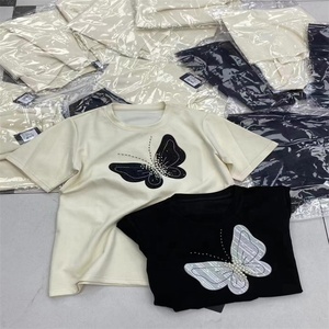 Handmade đính cườm bướm Corsage DIY huy hiệu vá phụ kiện thời trang kim loại (Đồng thau) thêu thiết kế mục tiêu thời trang - Product Image 4