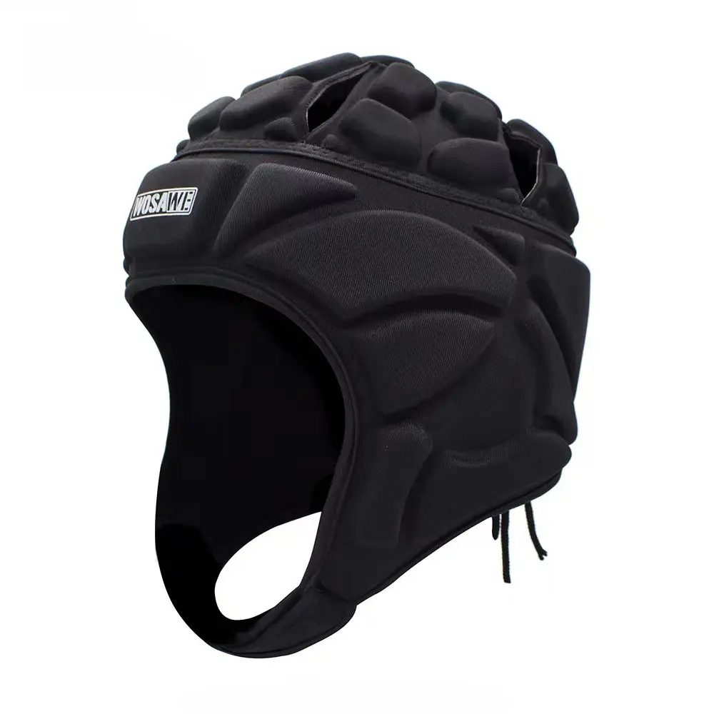 Custom Soft Padded Headgear Soft Shell Rugby Flag Football Helmet Protective Gear American Football Game Helmet Blue ABS Gua